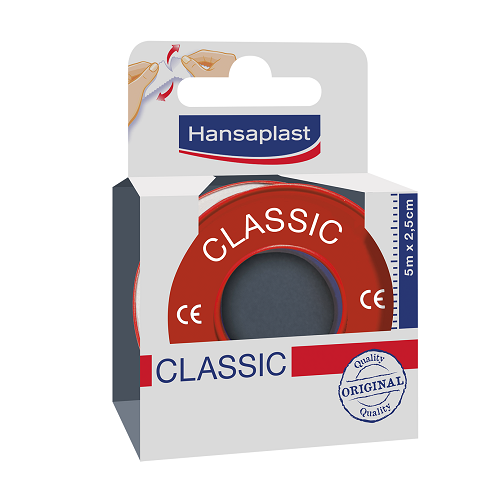 Image of Hansaplast Hechtpleister Classic 5mx2,5cm 1 Rol