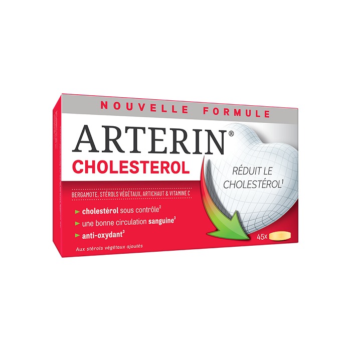 Image of Arterin Cholesterol - Zonder Rode Gist Rijst/Statines &amp; Goede Tolerantie 45 Tabletten