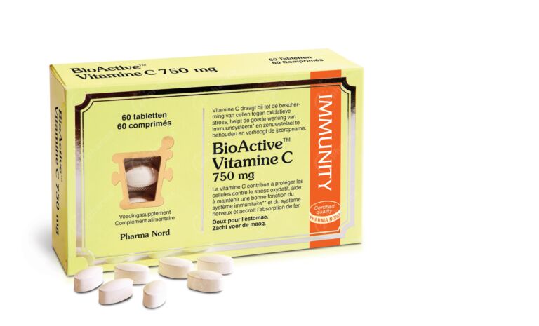 Pennenvriend kompas Rekwisieten Pharma Nord BioActive Vitamine C 750mg 60 Tabletten online Bestellen / Kopen