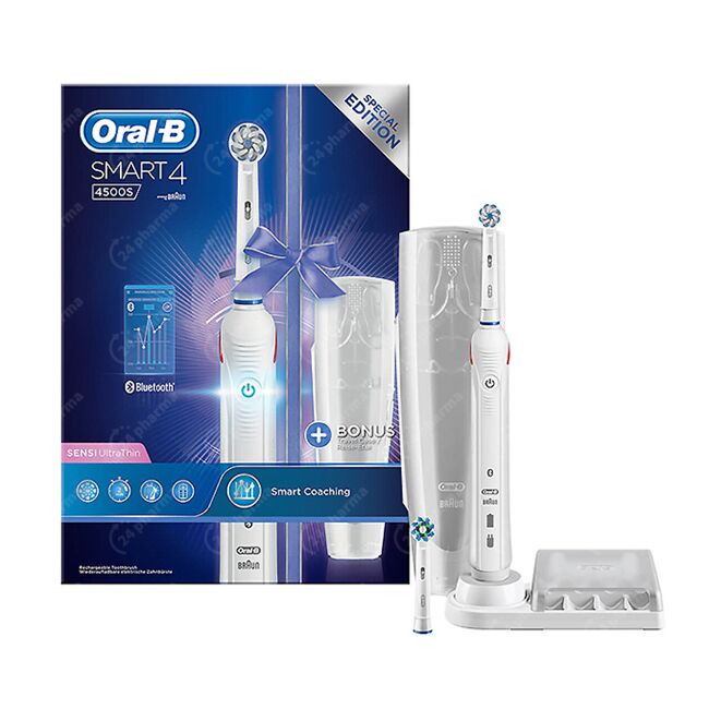 broeden Corroderen Klik Oral-B Smart 4 4500s Elektrische Tandenborstel Wit + Reisetui online  Bestellen / Kopen