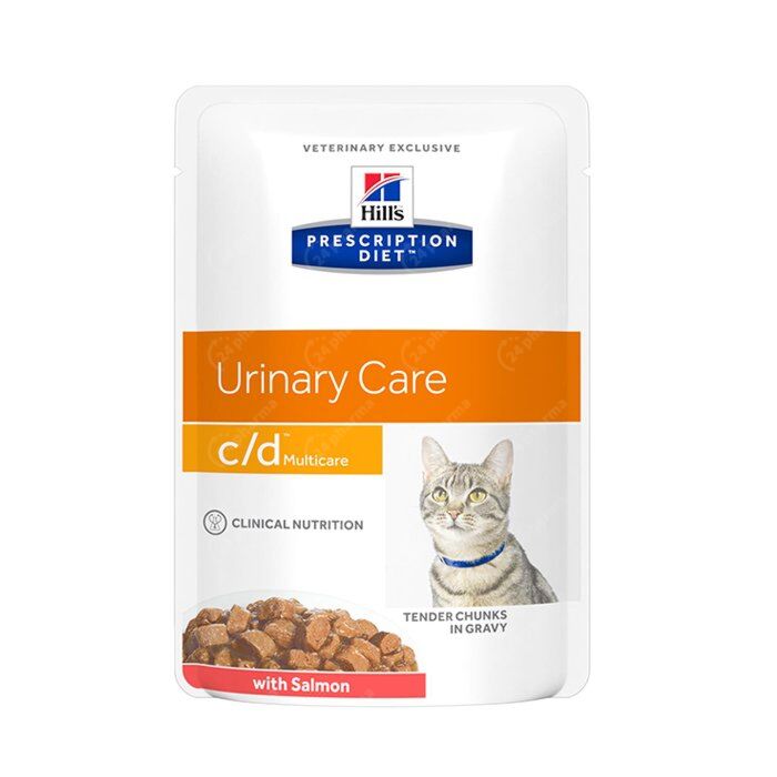 Toestemming Behoefte aan hoog Hills Prescription Diet Urinary Care C/D Kattenvoer Zalm Maaltijdzakje  12x85g online Bestellen / Kopen