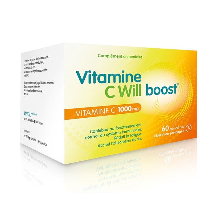 invoer bezoeker fluctueren Vitamine C Will Boost 1000mg 60 Tabletten online Bestellen / Kopen