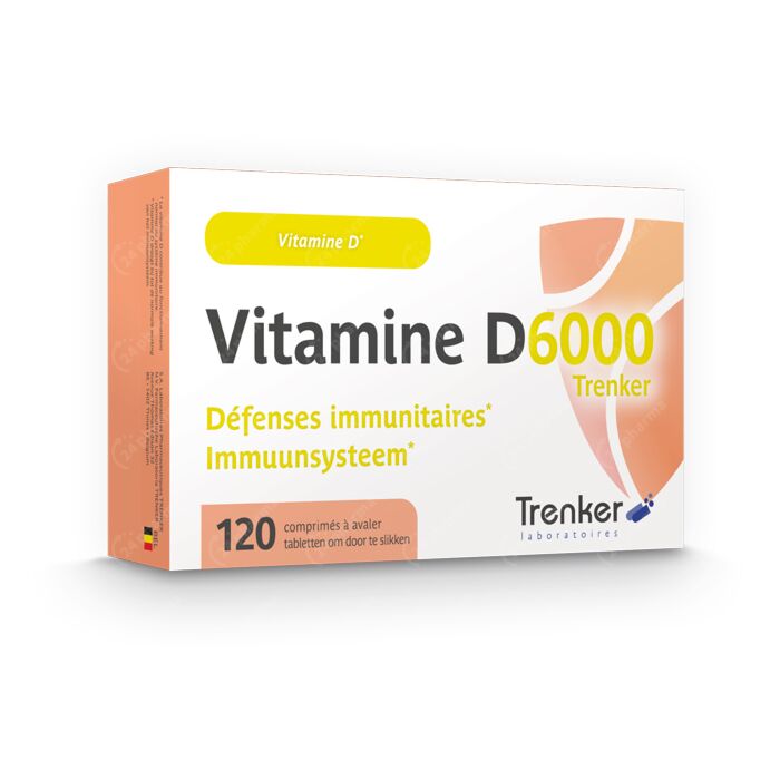 Vitamine D6000 Immuunsysteem 120 Tabletten online Kopen