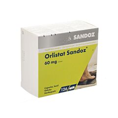Orlistat Sandoz 60 mg 126 Capsules