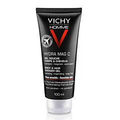 Vichy Homme Hydra Mag C Gel Douche Corps & Cheveux Tube 100ml