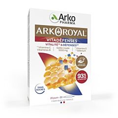 Arkoroyal Vitadéfenses - 20 ampoules.