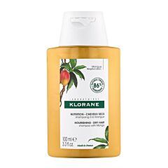 Klorane Shampoo Shampooing à la Mangue Cheveux Secs Format Voyage - 100ml