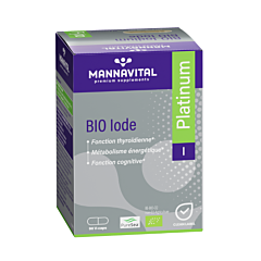 MannaVital Bio Iode Platinum - 90 Gélules