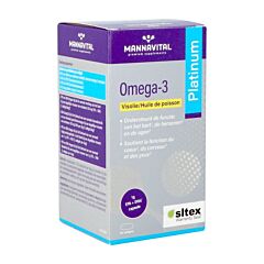 MannaVital Omega-3 Huile Poisson - 60 Softgels