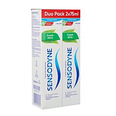Sensodyne Fresh Mint Dentifrice Tube - Duopack 2x75ml