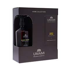 Umami Coffret Cadeau Sweet Spices - Parfum d'Ambiance 500ml + Bâtonnets Parfumés 250ml
