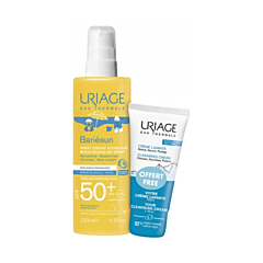 Uriage Bariésun Spray Enfants IP50 - 200ml + Crème Lavante 50ml OFFERT
