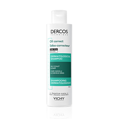 Vichy Dercos Shampooing Sébo-Correcteur - Cuir Chevelu/Cheveux Gras - 200ml