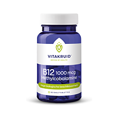 Vitakruid B12 1000mcg Methylcobalamin - 90 Comprimés Fondants