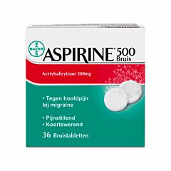 Aspirine 500mg 36 Comprimés Effervescents