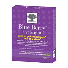 New Nordic Blue Berry Vision Mémoire & Concentration 60 Comprimés