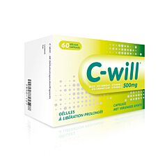 C-Will Vitamine C 500mg 60 Gélules