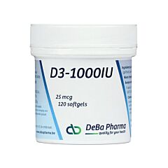 Deba Pharma D3 1000IU 120 Softgels