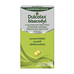Dulcolax Bisacodyl 5mg 40 Comprimés Enrobés