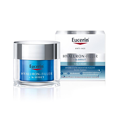 Eucerin Hyaluron-Filler +3x Effect Soin de Nuit Booster d’Hydratation 50ml