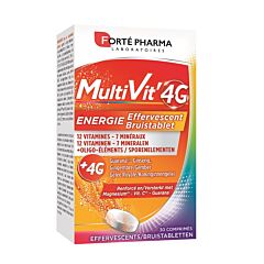 Forté Pharma MultiVit' 4G Energie Effervescent 30 Comprimés Effervescents
