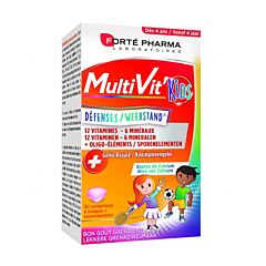 Forté Pharma MultiVit' Kids Défenses Goût Grenadine 30 Comprimés à Croquer