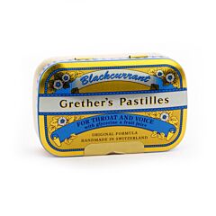 Grether's Pastilles Blackcurrant Cassis Boîte 110g