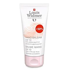 Louis Widmer Baume Mains UV10 - Avec Parfum - 50ml + 25ml GRATUITS