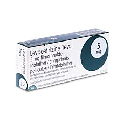 Levocetirizine Teva 5mg 40 Comprimés Pelliculés