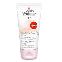 Louis Widmer Baume Mains UV10 - Sans Parfum - 50ml + 25ml GRATUITS