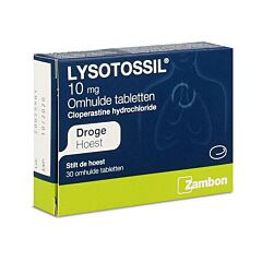 Lysotossil 10mg Toux Sèche 30 Comprimés Enrobés