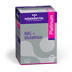 MannaVital NAC+ Glutathion Platinum - 60 V-Gélules