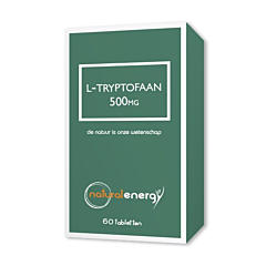 Natural Energy L-Tryptophane 500mg - 60 Comprimés