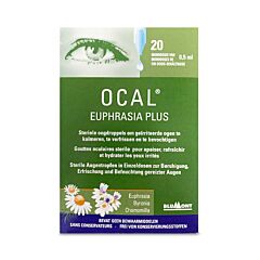 Ocal Euphrasia Plus Gouttes Oculaires Sterile Monodoses 20x0,5ml