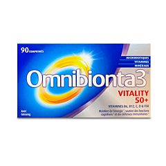 Omnibionta3 Vitality 50+ - 90 Comprimés