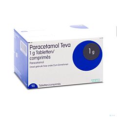 Paracetamol Teva 1g 90 Comprimés