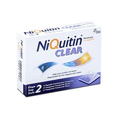 NiQuitin® Clear Patch 14 mg 14 p. – Arrêter de Fumer – pas besoin de cigarette pendant 24 h