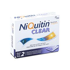 NiQuitin® Clear Patch 7 mg 14 p. – Arrêter de Fumer – pas besoin de cigarette pendant 24 h