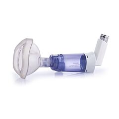 Philips Respironics OptiChamber Diamond Chambre Inhalation Antistatique + Masque Grande Taille 1 Pièce