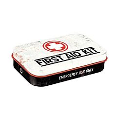 First Aid Kit Bonbons à la Menthe Boîte Métalisée 15g