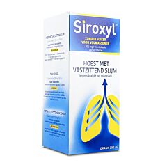 Siroxyl  250mg/5ml Sirop Sans Sucre Adultes Toux Grasse Flacon 300ml