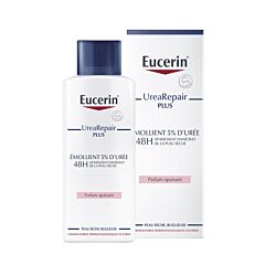Eucerin UreaRepair Plus Emollient 5% d'Urée Parfum Apaisant Peau Sèche & Rugueuse Flacon 250ml