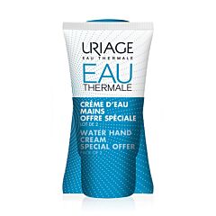Uriage Eau Thermale Crème d'Eau Mains Tube PROMO Pack Duo 2x50ml