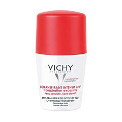 Vichy Détranspirant Intensif 72h Roll-On - Transpiration Excessive - 50ml