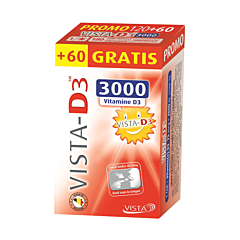 Vista-D3 3000 - PROMO 120+60 Comprimés Fondants OFFERTS
