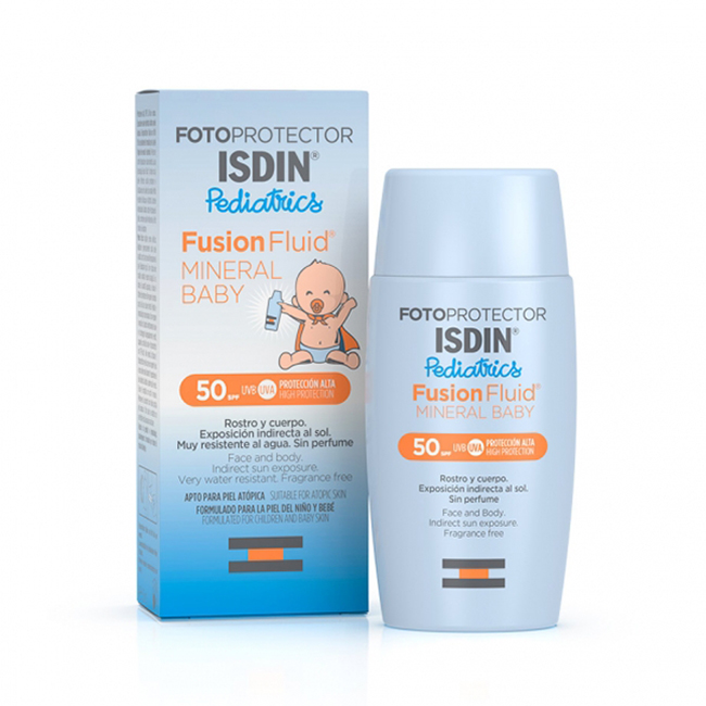 Image of Isdin Fotoprotector Pediactrics Fusion Fluid Mineral Baby SPF50 50ml