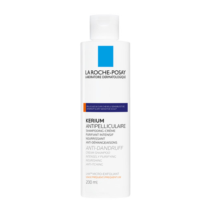 Image of La Roche-Posay Kerium Anti-roos Shampoo Droge Schilfers 200ml
