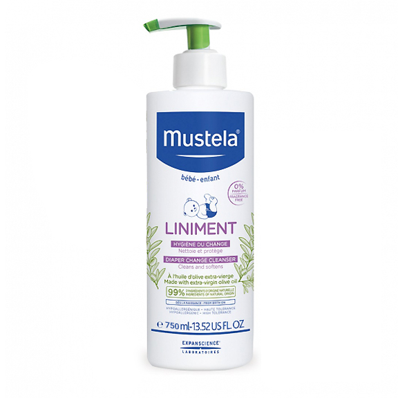 Image of Mustela Liniment Baby Pompfles 750ml