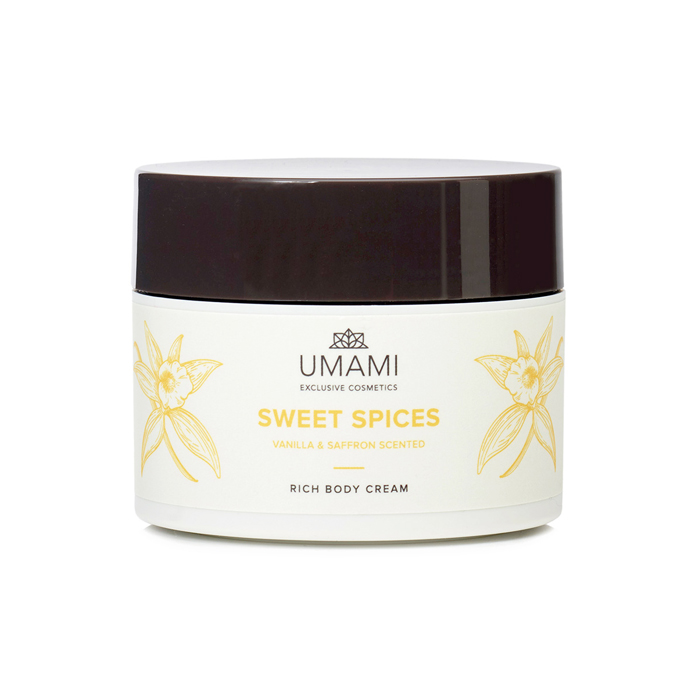 Image of Umami Sweet Spices Rijke Body Cream Vanille &amp; Saffraan 250ml