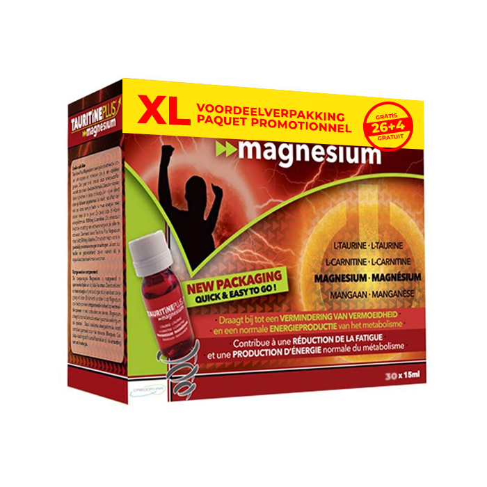 Image of Tauritine Plus Magnesium XL PROMO 26+4 Ampullen GRATIS